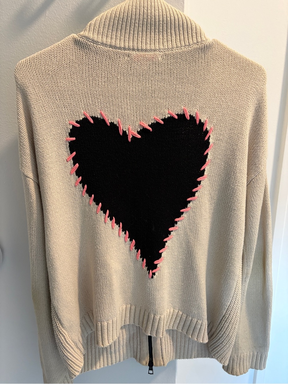 Lisa Todd Heart Sweater Zip